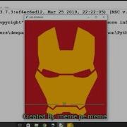 Creating Of Iron Man With Python Coding Ironman Python Youtube Shorts Viraltoday Subscribe
