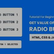 Find Which Radio Button Is Selected Using Javascript