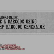 How To Create A Barcode Using The PHP Barcode Generator Script