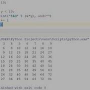 17 Practice 16 How To Create A Multiplication Table Using While Loop