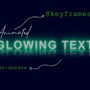 Glowing Text Animation Effects 1 Html CSS Animation