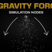 How To Add GRAVITY In Blender Simulation Nodes
