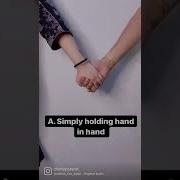 How You Hold Hands With Your Partner Read The Description Below