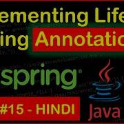 Implementing Bean LifeCyle Using Annotations PostConstruct PreDestroy Spring Tutorial