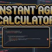 How To Build Age Calculator App Using HTML CSS And JavaScript