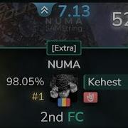 Kehest SAMString NUMA Extra HR 98 05 1 522pp FC Osu