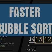 Optimised Bubble Sort