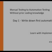 Day 1 Write First Automation Script For Test Using Selenium Java Selenium