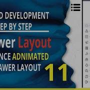 How To Create Android Navigation Drawer Menu Animation Material Design Android Studio Tutorial