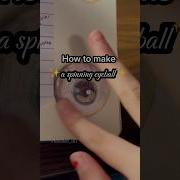 HOW TO MAKE A SPINNING EYEBALL Shorts Art Drawing Sketchbook Trending Viralvideo Fyp Artist