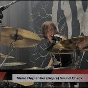 Mario Duplantier Gojira Soundcheck On Stage