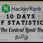 HackerRank Day 6 The Central Limit Theorem II Python Tamil