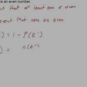 Probability Using Complement Rule