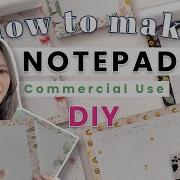 DIY Notepad Tutorial How To Make Notepads To Sell