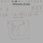 Symmetric Difference Of Sets
