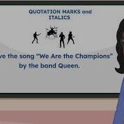Quotation Marks Vs Italics Grammar Lesson