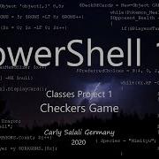 PowerShell 18 Проект по классам Игра в шашки