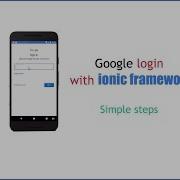 Ionic 2 3 Google Plus Login Integration Tutorial Simple Steps