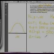 STA2023 Chapter 8 Video 4 One Proportion Hypothesis Test Full Example 2