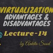 Virtualization Advantages Disadvantages Cloud Computing Lec 14 Ankita Sood