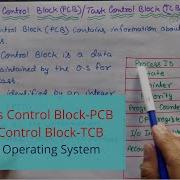 What Are Process Control Block PCB And Task Control Block TCB Hindi Operating System Tutorial 11