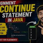 198 Задание Решите программу с использованием оператора Continue в Java Selenium Java 2026