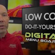 DIY Digital Menu Boards For Restaurants
