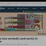 What Is The Difference Between Python Sort Vs Sorted