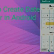 How To Implement Date Picker In Android