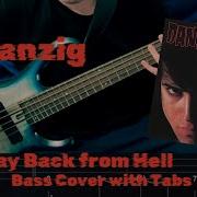 Danzig Long Way Back From Hell Bass Cover W Tabs