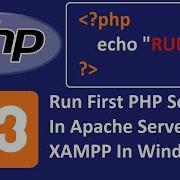 How To Run PHP Scripts In Apache Server On XAMPP In Windows 10 XAMPP PHP 8 0 Apache Web Server