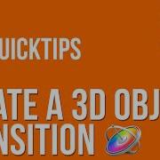 Ep 52 Create A 3D Object Transition