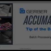 AccuMark Tip Of The Day Batch Processing