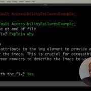 A11y Agent Understanding Accessibility Fixes In React Code