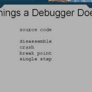 Assembly Language Training Part 10 1 Of 4 Debugging Things A Debugger Does