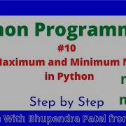 10 Python Practical Find Minimum And Maximum Number In Python Min Max Function