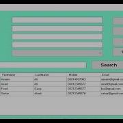 Connect To SQL Database Using C Insert Update Delete Search CRUD