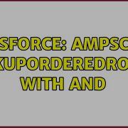 Salesforce AMPscript LookupOrderedRows With AND 2 Solutions
