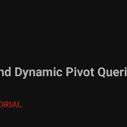 Using Pivot In TSQL Pt 1