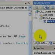 01 Getting Started With Visual Web Developer 2005 Express Edition