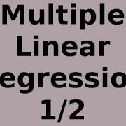 Multiple Linear Regression MLP 1 2