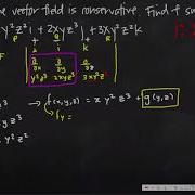 Potential Function Of The Conservative Vector Field Three Dimensions Vector Calculus