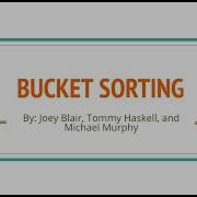 Sorting Algorithm Explanations Bucket Sorting