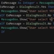 Kind Of MessageBox In Visual Basic