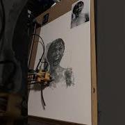 Drawing Bot Draws Psycho Shower Scream
