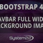 Bootstrap 4 Navbar Full Width Background Image