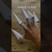 PAPER WOLF CLAWS ORIGAMI EASY WOLVERINE ORIGAMI TUTORIAL DIY PAPER CLAWS ORIGAMI INSTRUCTIONS