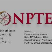 Week 3 Problem Solving Session On Essentials Of Data Science With R 10th February 2024