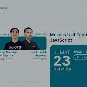 Dicoding Developer Coaching 78 Back End Menulis Unit Testing Di JavaScript