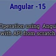 CRUD Operation Using Angular 15 Web API And Design With Bootstrap Interview Point D K Gautam
